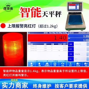 YJH-B7百分位电子天平自动判断合格超差范围报警
