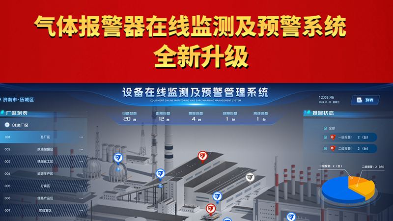 气体报警器在线监测及预警系统 全新升级