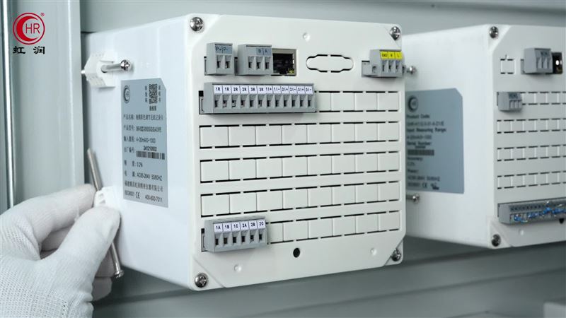 虹潤(rùn)OHR-H300系列8路彩色調(diào)節(jié)無(wú)紙記錄儀安裝接線的操作講解
