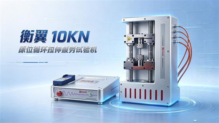 10KN 原位循环拉伸疲劳试验机｜双向对称加载