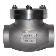 沪工阀门良工阀门焊接硬密封不锈钢止回阀 排气烟道止回阀