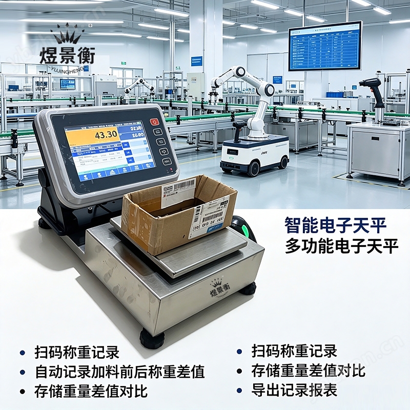 智能掃碼存儲稱重數(shù)據(jù)電子天平0.01g高精度
