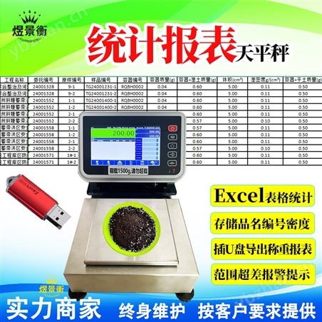 可下達多組配方名編輯信息電子天平秤3000g