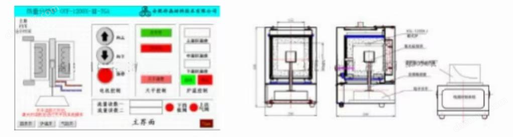 JK-TGA-1200℃小型分体式热重分析炉